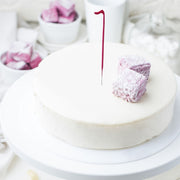 Set of 1 - Number 1 Pink Shiny Wedding Sparkler Candles (17cm)
