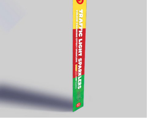 Traffic Light Sparklers - (pack of 5)