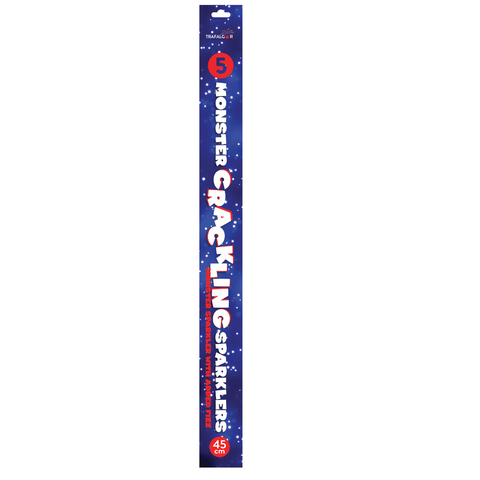 Bulk Buy 45cm Crackling Extra Long Sparklers (PACK OF 150)