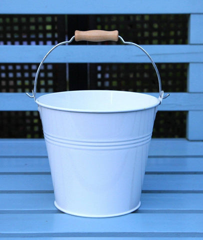 Set Of 1 - Wedding Sparkler Bucket 16 cm (White)