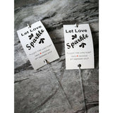 Sparkler Tags - Personalised Wedding Sparkler Labels With Free Massive Sparklers