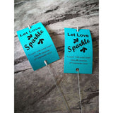 Sparkler Tags - Personalised Wedding Sparkler Labels With Free Massive Sparklers