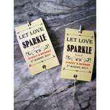 Sparkler Tags - Rustic Kraft Paper Sparkler Tags With Free Giant Sparklers