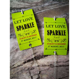 Sparkler Tags - Rustic Kraft Paper Sparkler Tags With Free Giant Sparklers