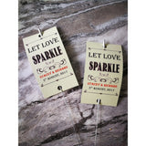 Sparkler Tags - Rustic Kraft Paper Sparkler Tags With Free Giant Sparklers