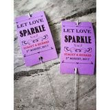 Sparkler Tags - Rustic Kraft Paper Sparkler Tags With Free Giant Sparklers