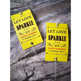 Sparkler Tags - Rustic Kraft Paper Sparkler Tags With Free Giant Sparklers