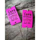 Sparkler Tags - Custom Made Wedding Favour Sleeves Including Gold Effect Sparklers