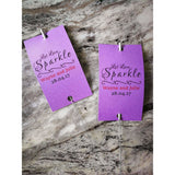 Sparkler Tags - Pearlised Wedding Send-Off Tags With Amazing Sparklers