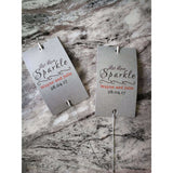 Sparkler Tags - Pearlised Wedding Send-Off Tags With Amazing Sparklers