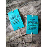 Sparkler Tags - Vintage Wedding Shabby Chic Custom-Made Sparkler Tags With Free Sparklers