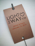 Sparkler Tags - Personalised Wedding Sparkler Tags With FREE Sparklers