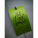 Sparkler Tags - Wedding Sparkler Gift Tags With FREE Gold Effect Sparklers