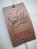 Sparkler Tags - Sparkler Send-off Tags With FREE Amazing Sparklers