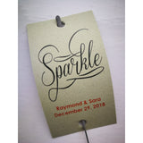 Sparkler Tags - Sparkler Send-off Tags With FREE Amazing Sparklers