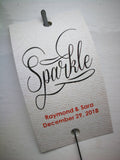 Sparkler Tags - Sparkler Send-off Tags With FREE Amazing Sparklers