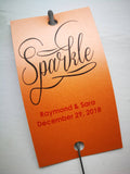 Sparkler Tags - Sparkler Send-off Tags With FREE Amazing Sparklers