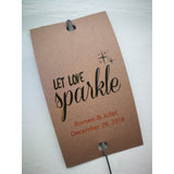 Sparkler Tags - Wedding Sparkler Send Off Tags With FREE Beautiful Sparklers