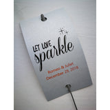 Sparkler Tags - Wedding Sparkler Send Off Tags With FREE Beautiful Sparklers