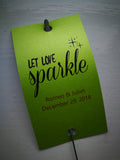 Sparkler Tags - Wedding Sparkler Send Off Tags With FREE Beautiful Sparklers
