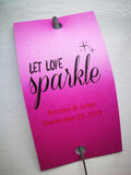 Sparkler Tags - Wedding Sparkler Send Off Tags With FREE Beautiful Sparklers