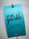 Sparkler Tags - Wedding Sparkler Send Off Tags With FREE Beautiful Sparklers