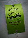 Sparkler Tags - Wedding Reception Tags With FREE Giant Sparklers
