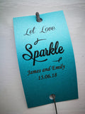 Sparkler Tags - Wedding Reception Tags With FREE Giant Sparklers