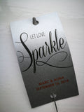 Sparkler Tags - Custom Made Tags With FREE Large Sparklers