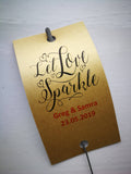 Sparkler Tags - Wedding Favour Tags With FREE 16 Inch Sparklers