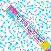 Trafalgar - Little Flutters 50cm Gender Reveal Confetti Cannon Blue (Pack of 1)