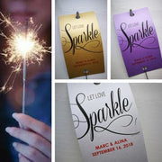 Sparkler Tags - Custom Made Tags With FREE Large Sparklers