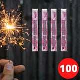 Bulk Buy 10cm Indoor Gold Effect (10cm) Sparklers (PACK OF 100)