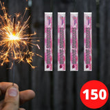 Bulk Buy 10cm Indoor Gold Effect (10cm) Sparklers (PACK OF 150)